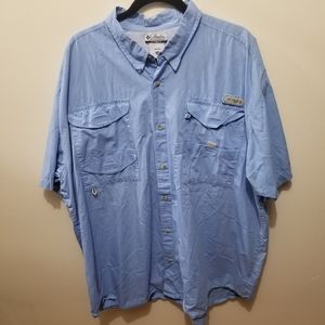Columbia PFG Performance Fishing Gear Button Down Outdoor Breathable Shirt XXL